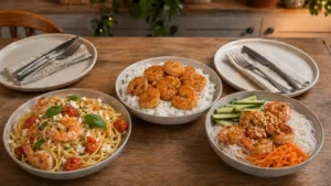 12 dîners de crevettes faciles pour deux