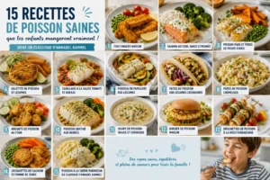 15 recettes de poisson saines que les enfants mangeront réellement