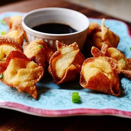 wontons au fromage à la crème