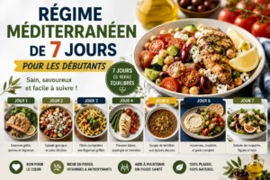 Le meilleur plan de repas de régime méditerranéen de 7 jours pour les débutants