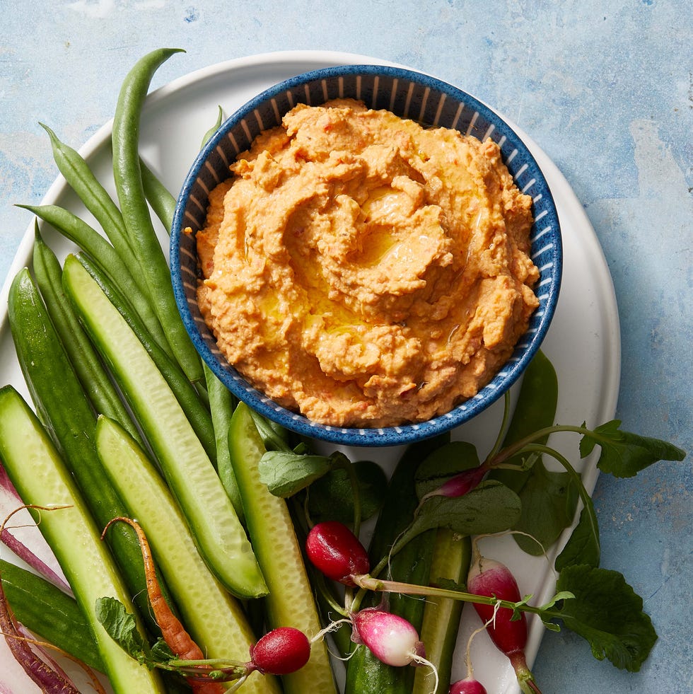 houmous aux poivrons rouges rôtis