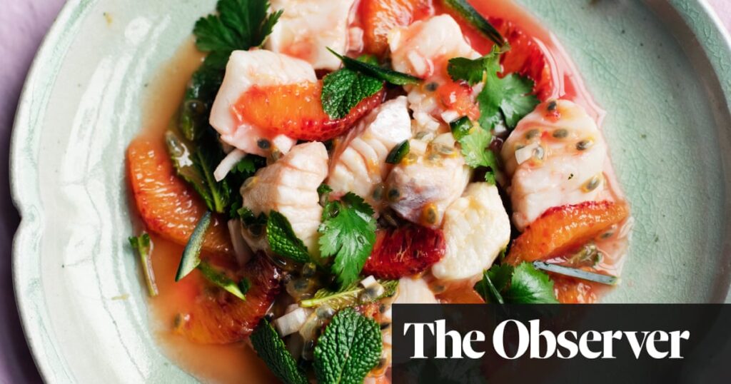 Les recettes de Nigel Slater pour le ceviche aux agrumes et le posset de pamplemousse | La vie et le style