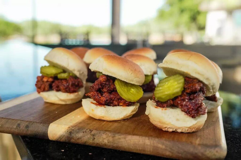 Recette de sliders de colombe frits à Nashville