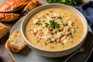 Recette de soupe au crabe