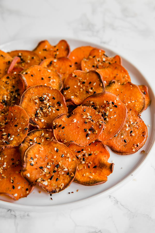 Chips de bagel tout à la patate douce