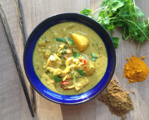 Curry massaman aux légumes thaïlandais