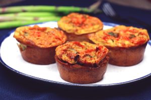 Muffins aux œufs à l'espagnole