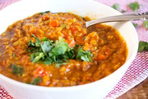 Curry de lentilles rouges