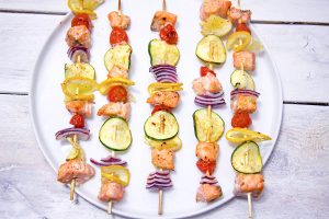 Brochettes de saumon 2