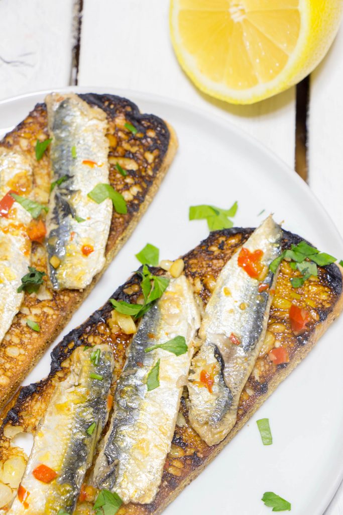 Sardines sur toast