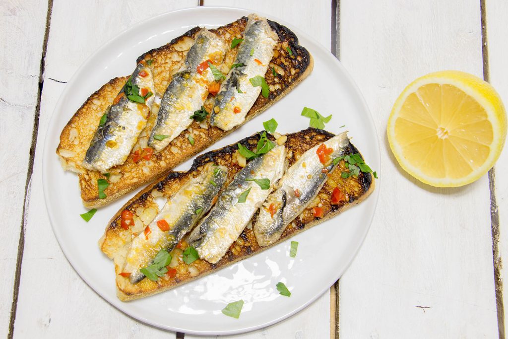 Sardines sur toast