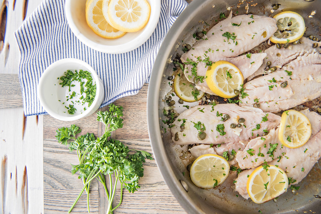 Tilapia Piccata au citron simplifié