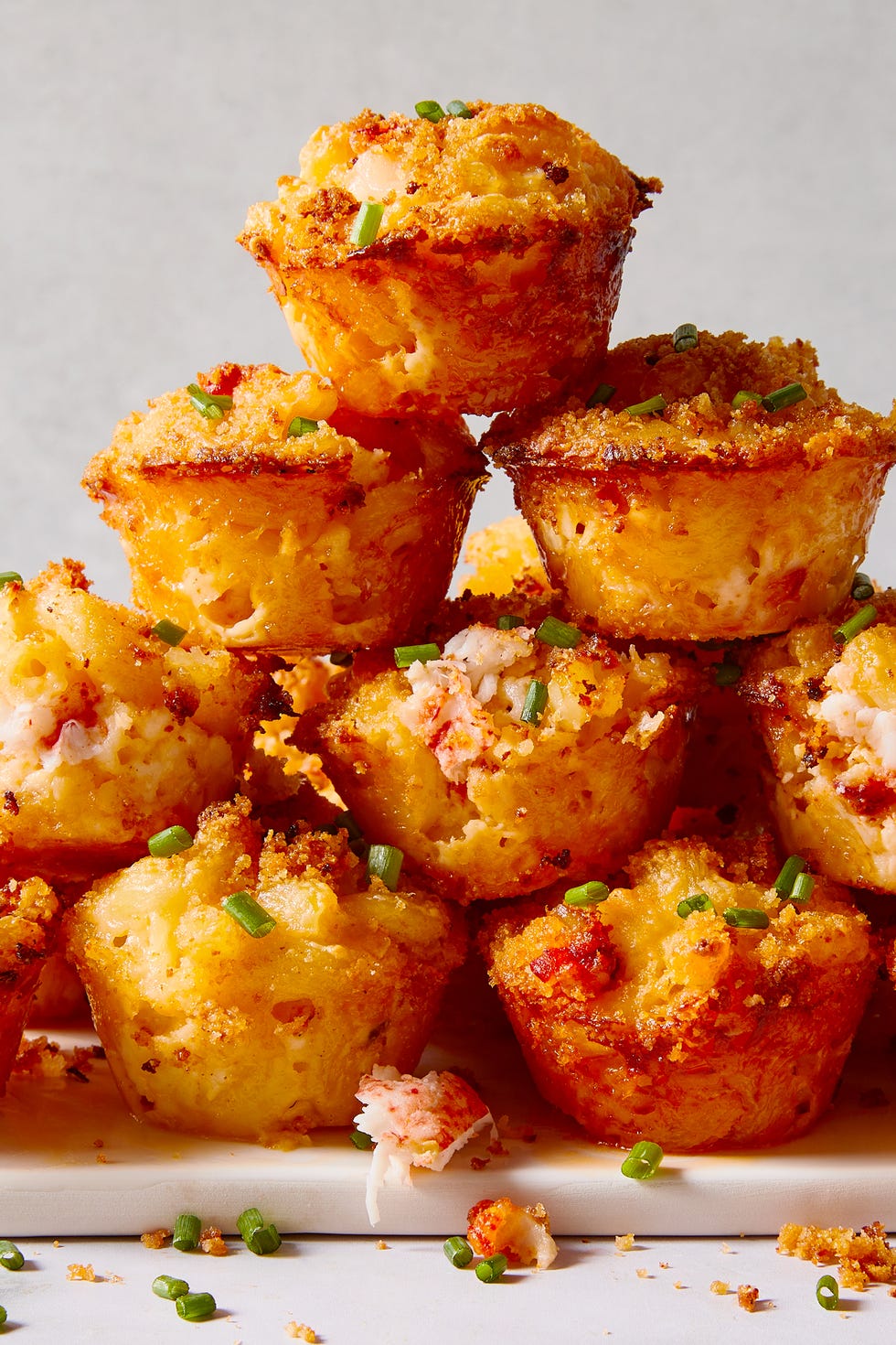 bouchées de macaroni au fromage au homard