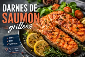 Darnes de saumon grillées