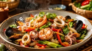 Fruits de mer sautés à la vietnamienne