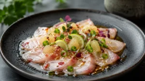 Hamachi Crudo
