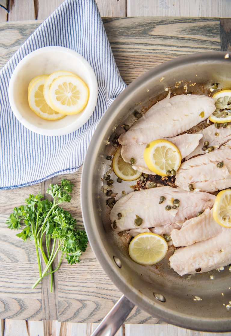 Tilapia Piccata au citron