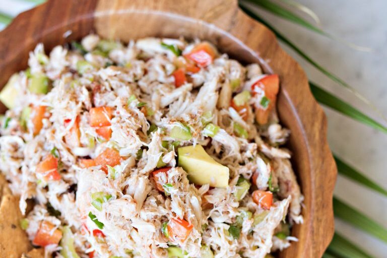 Salade de crabe crémeuse