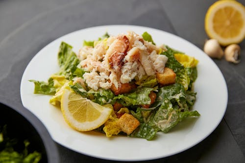 Salade César au crabe dormeur
