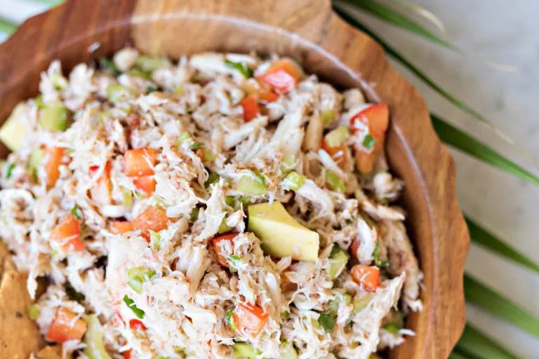 Salade de crabe à l'avocat
