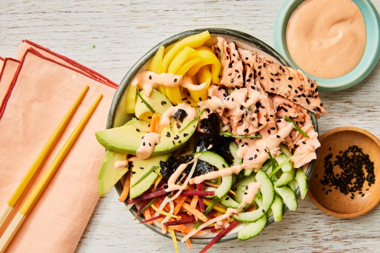Bol sushi au saumon