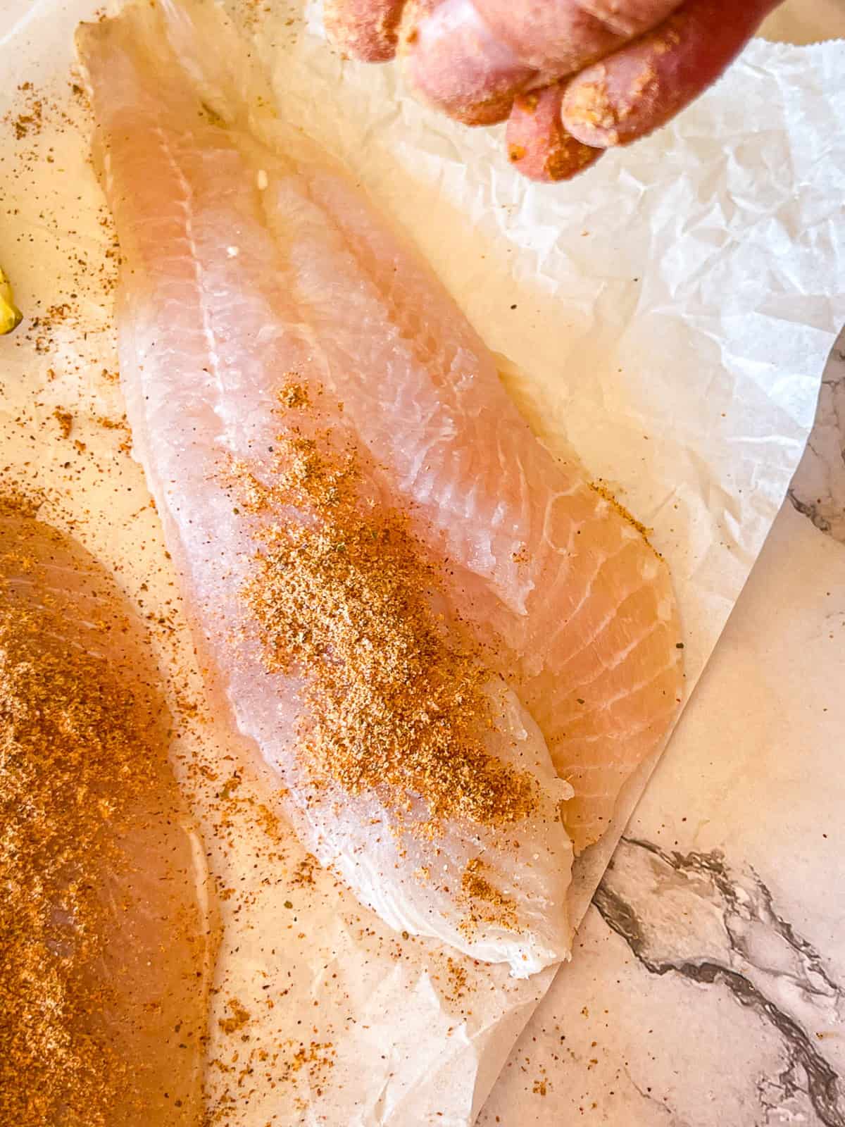 Filets assaisonnés.