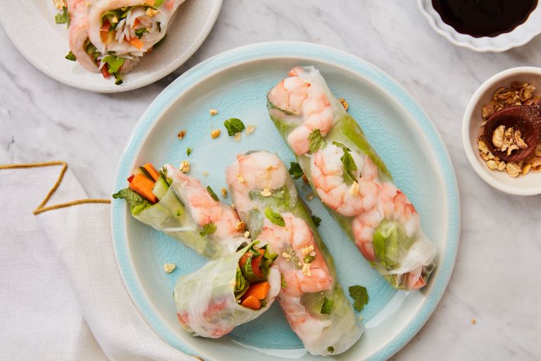 Rouleaux de printemps aux crevettes