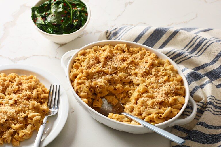 Macaroni au fromage et au crabe à l'autocuiseur