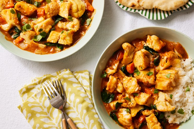 Tikka masala de poisson à l'autocuiseur