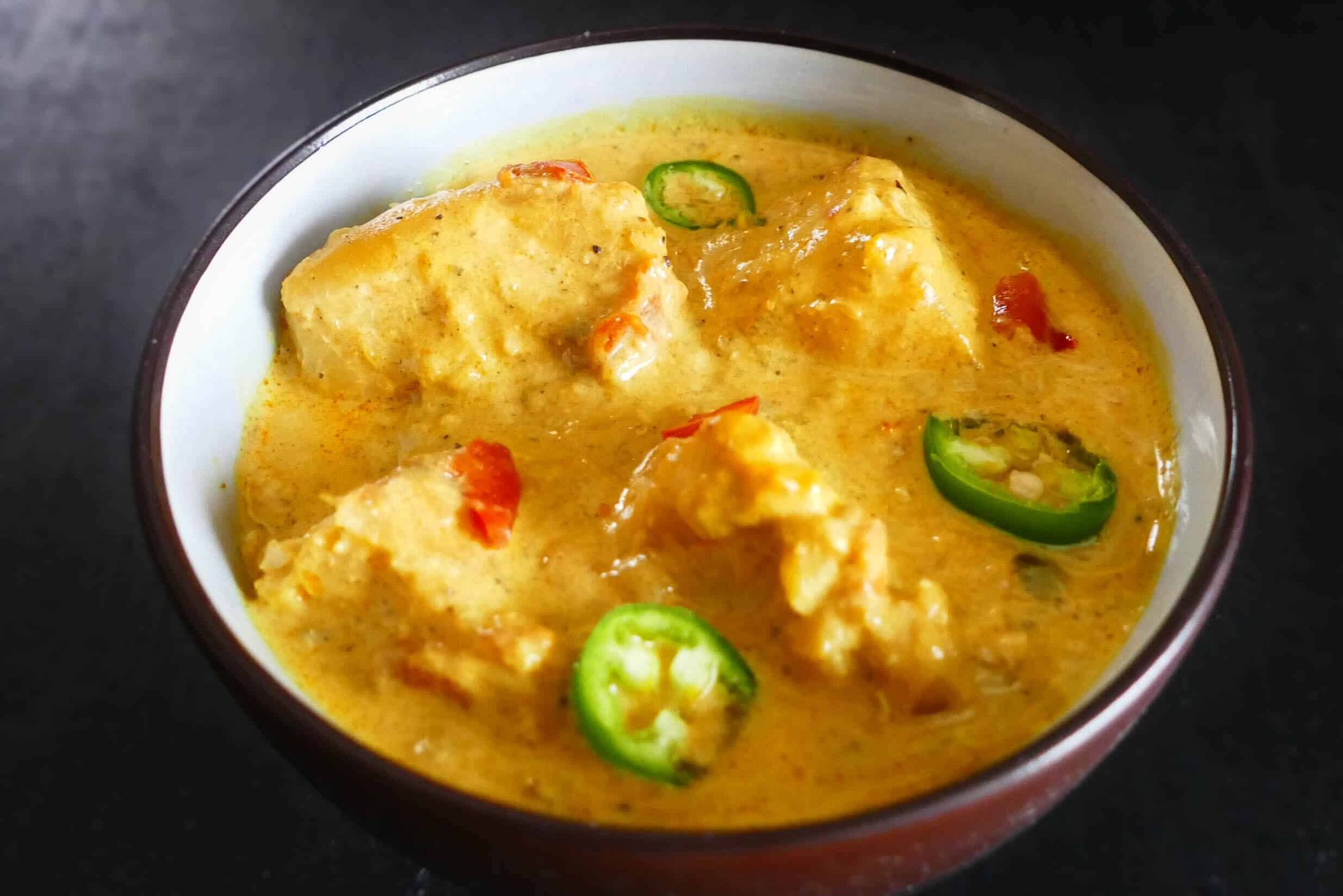 Curry de poisson à l'autocuiseur