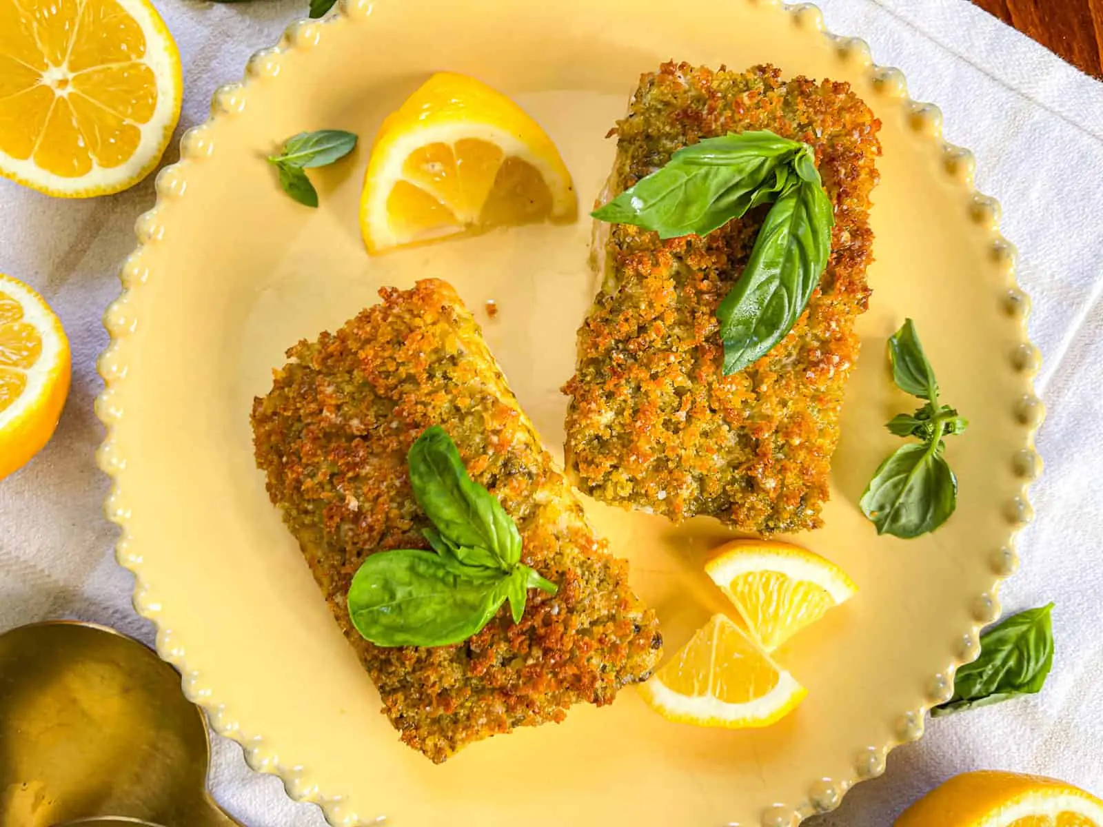 Mahi-mahi en croûte de panko à la friteuse à air