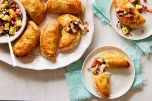 Crab Empanadas with Mango Salsa