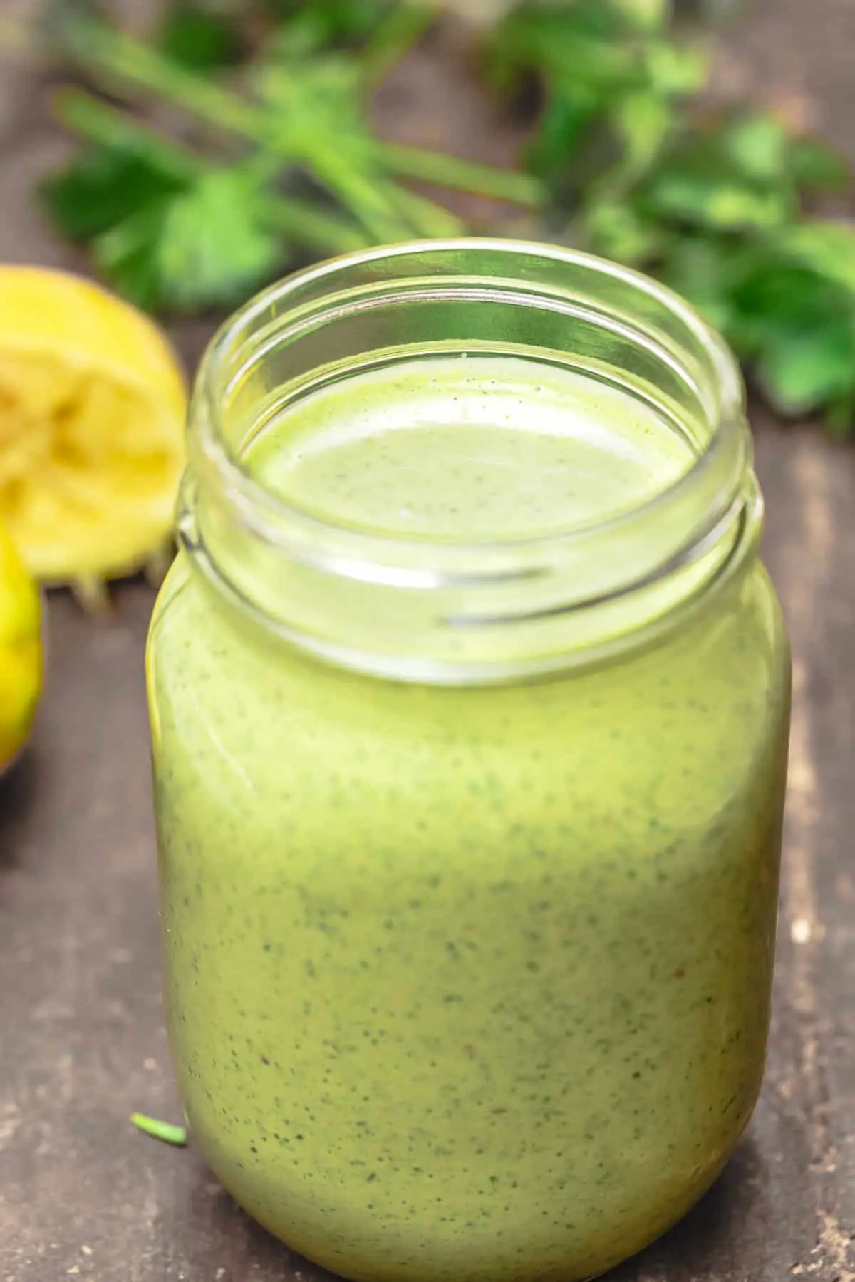 Sauce green goddess au tahini