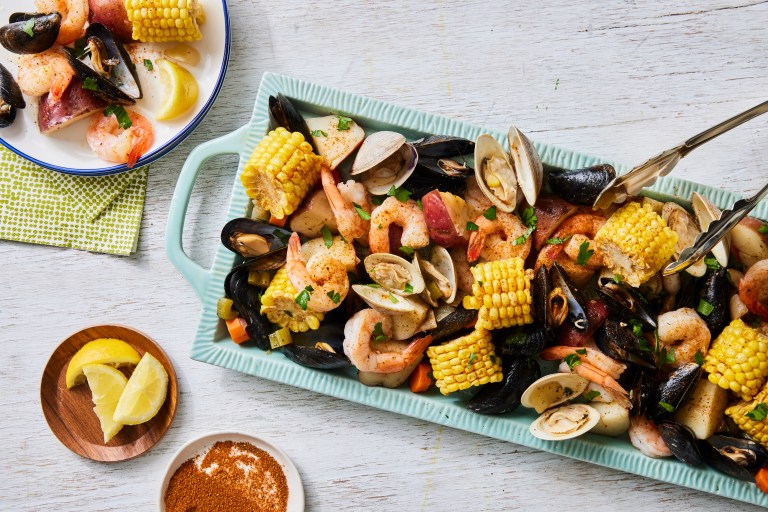 Seafood boil aux trois fruits de mer