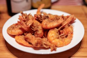Crevettes de sel et de poivre - ang sarap