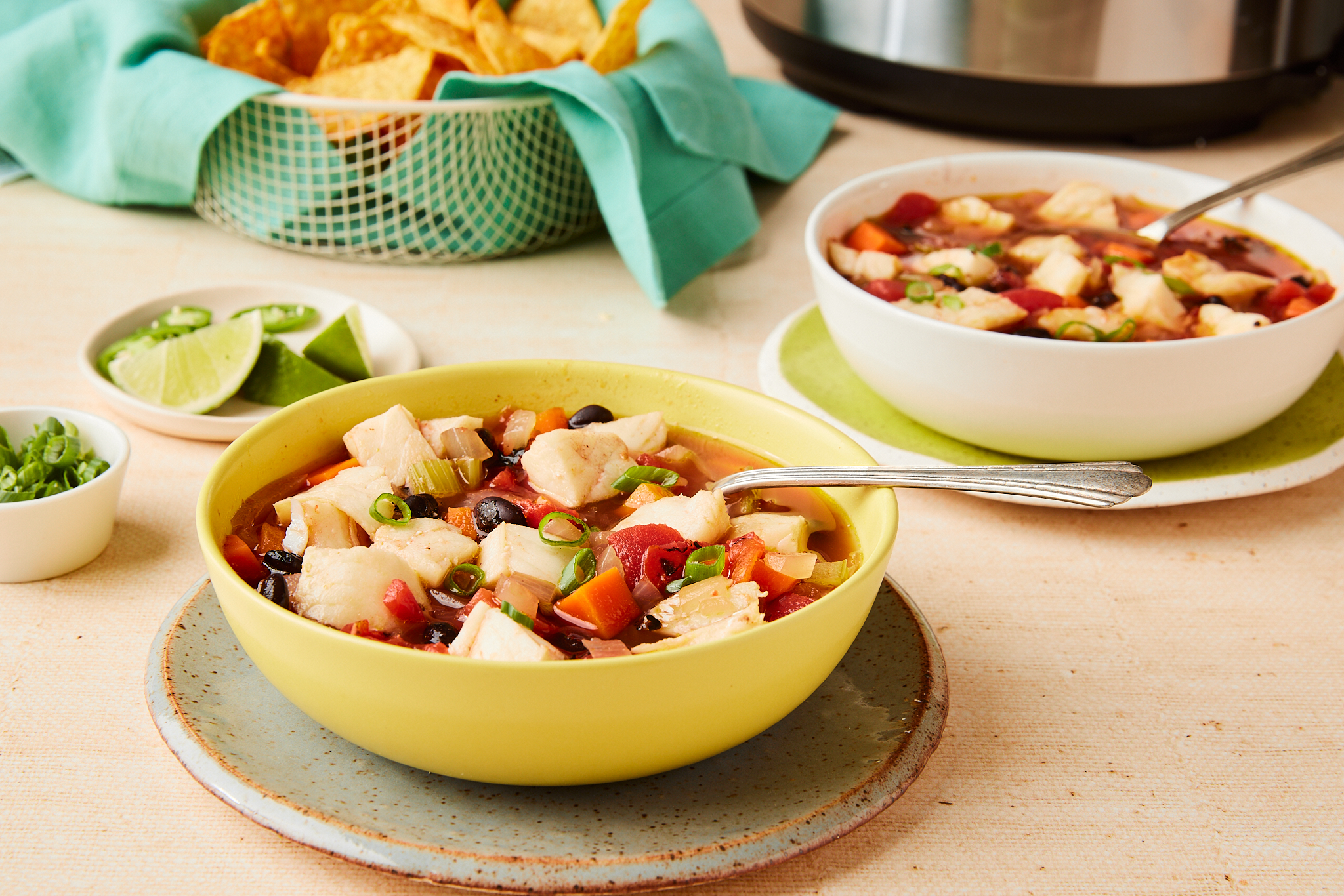 Soupe de tortilla de poisson à casseroles faciles