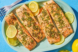 Recette de saumon au poivre de citron | Le plat méditerranéen