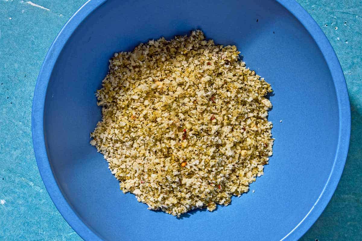 L'origanata dans un bol.