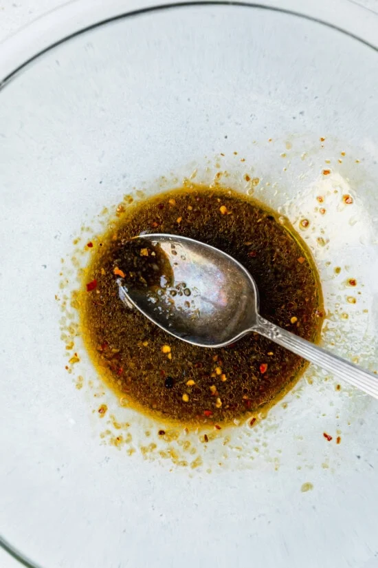 Faire la vinaigrette