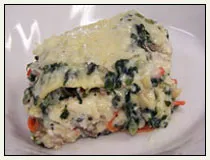 Lasagne aux fruits de mer aux quatre fromages