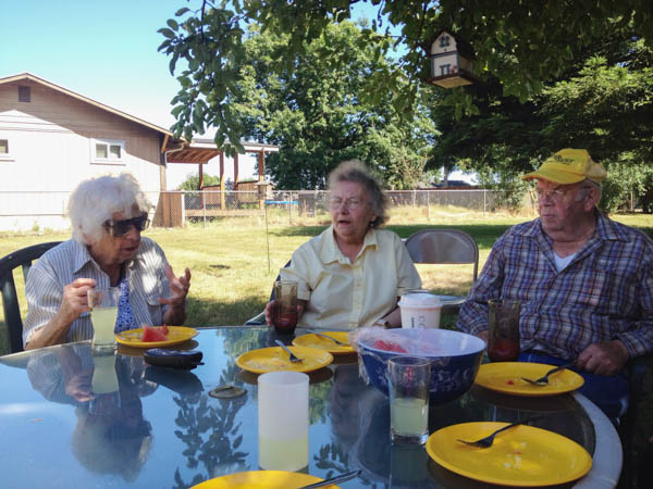 Grand-tante Ruth et cousins ​​germains