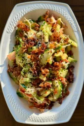 Salade de concombre roulé californien