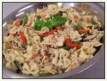 Salade de pâtes au thon