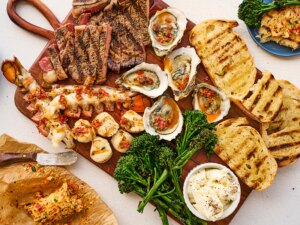 Recette Surf and Turf avec beurre de chili calabrais