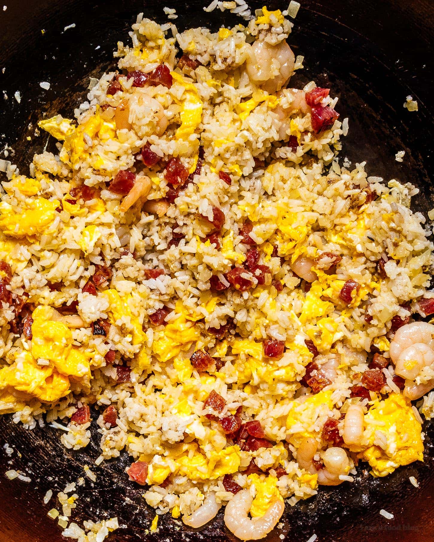 riz frit aux crevettes | www.iamafoodblog.com