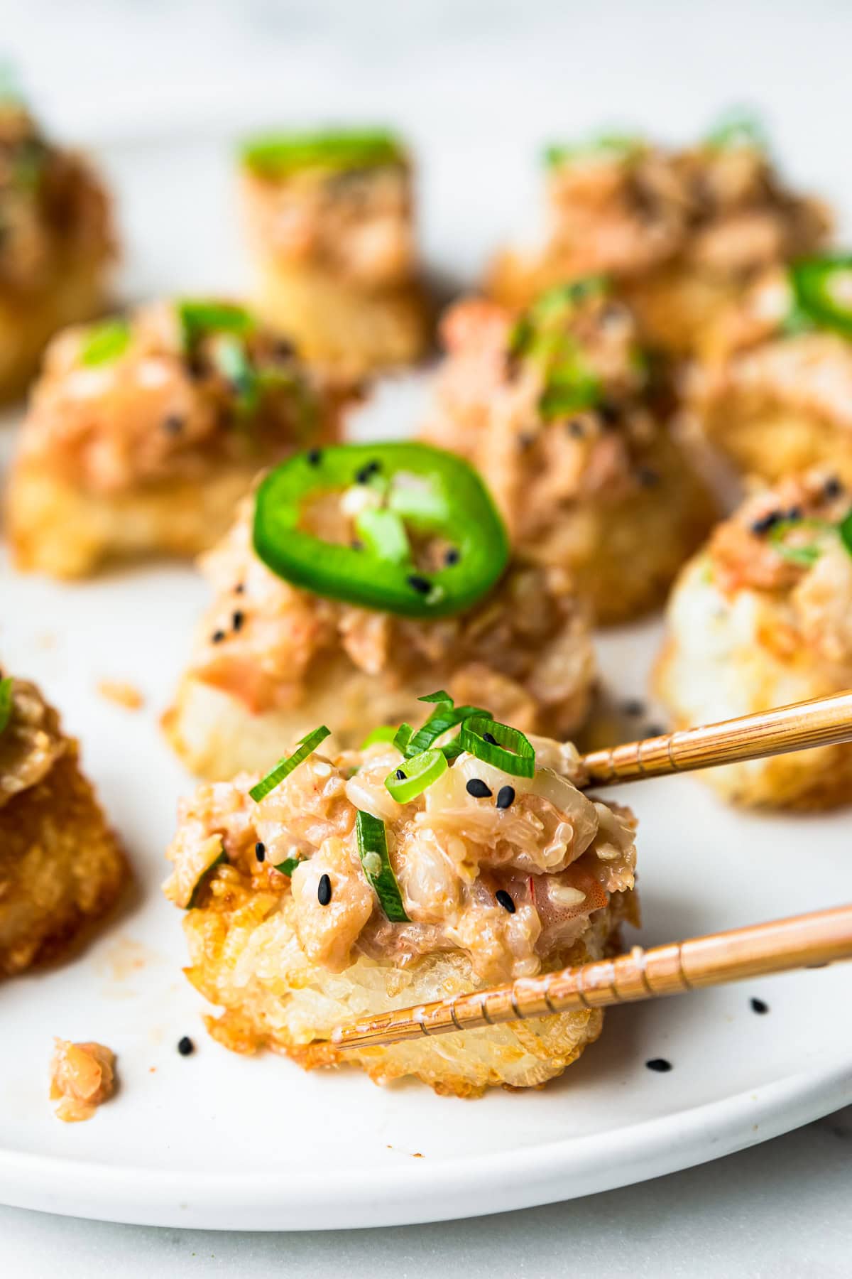 Riz croustillant aux crevettes épicées