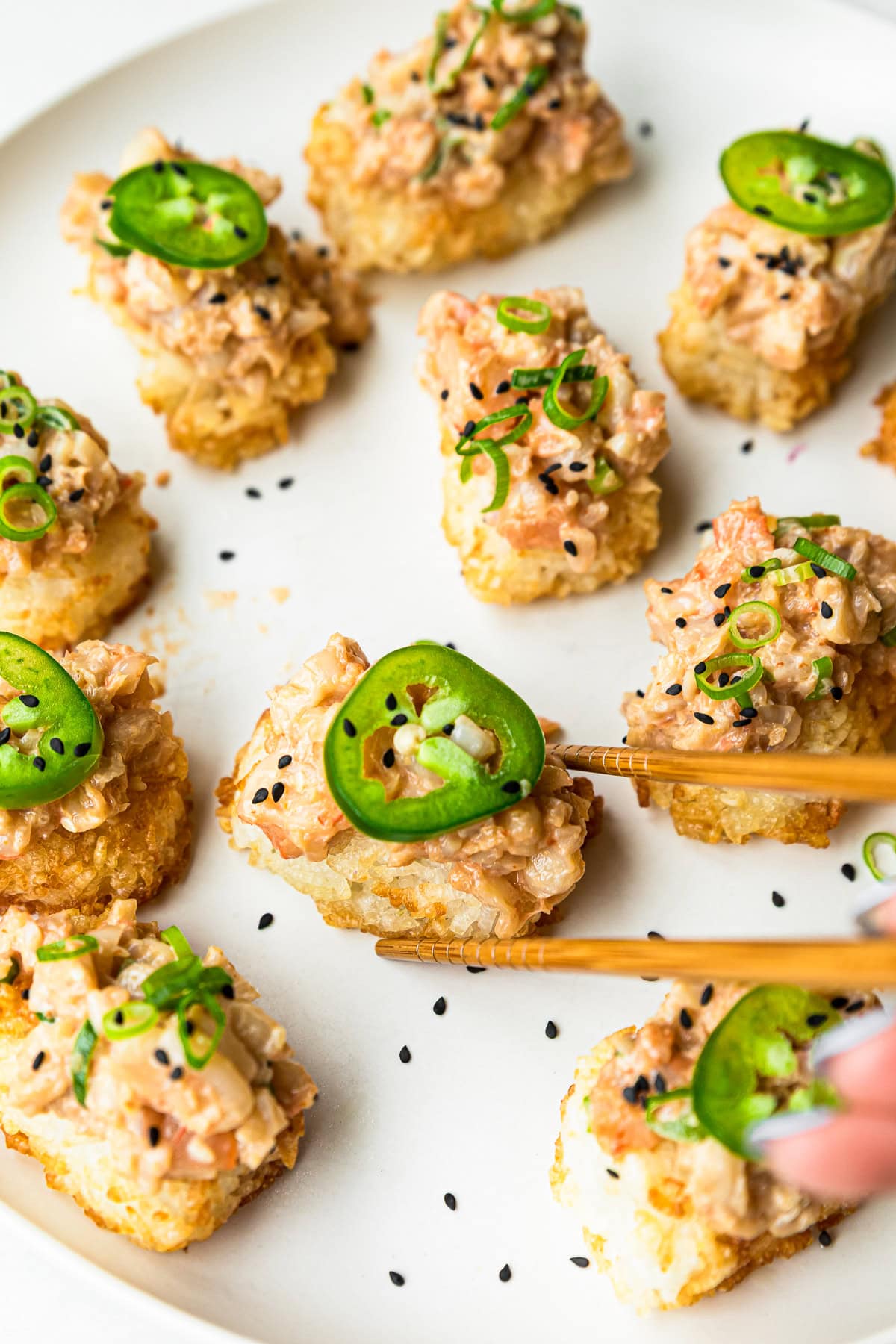 Riz croustillant aux crevettes épicées