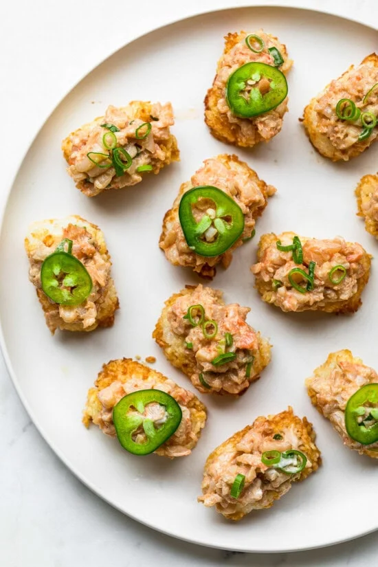 Riz croustillant aux crevettes épicées