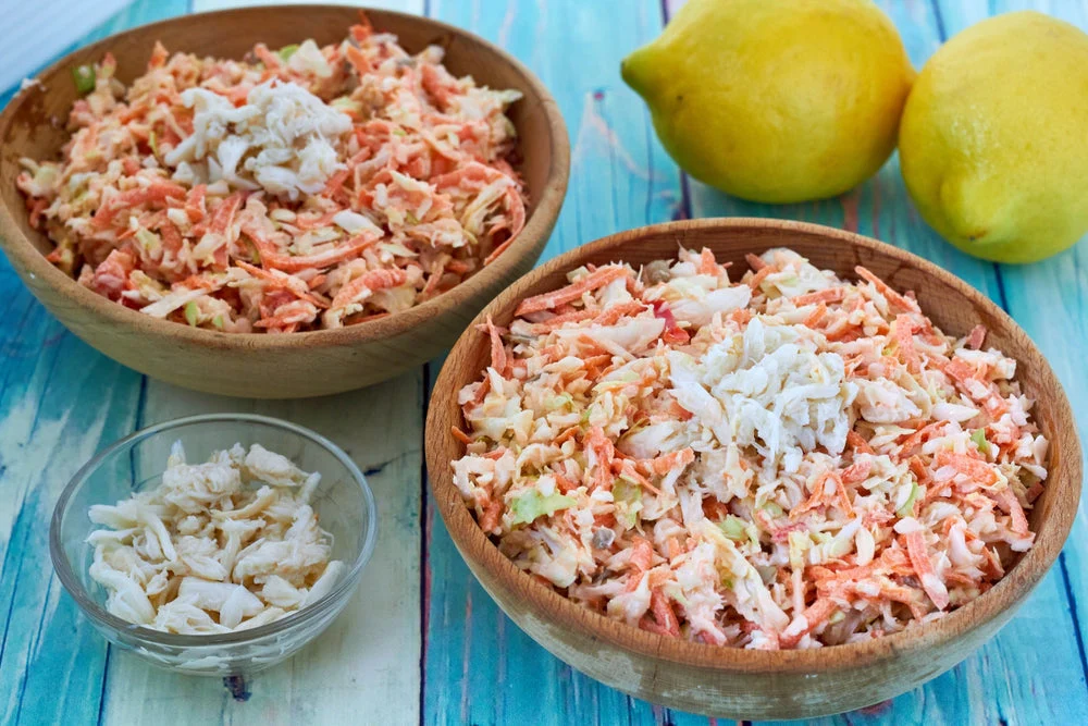 Salades de crabe côtier pour repas décontractés, pique-niques et barbecues – Cameron's Seafood