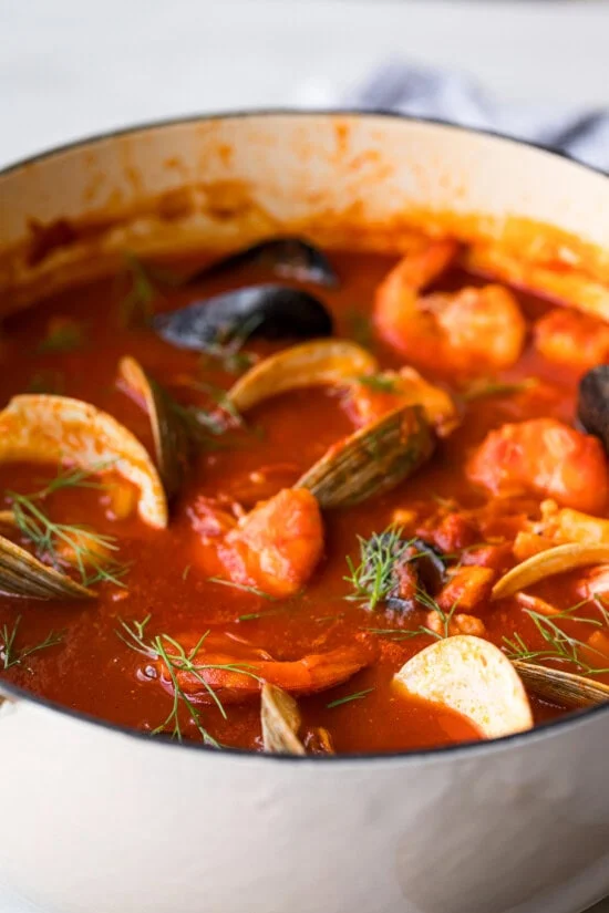 Ajouter les fruits de mer